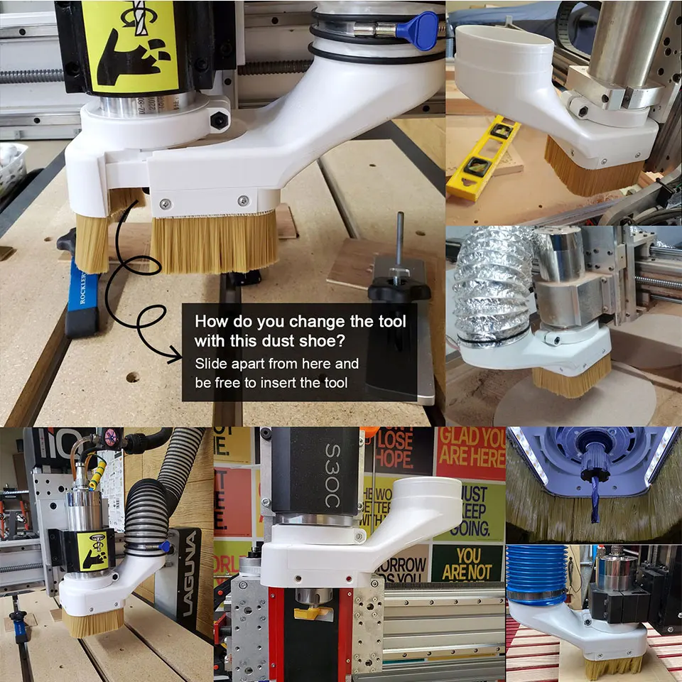 Пылесборник Daedalus CNC для шпиндельного двигателя фрезерный станок | Инструменты