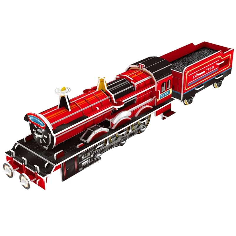 

3D Stereoscopic Puzzle for Adults and Teens Train Model Kits Intelligence Toys Stress Relief Gifts