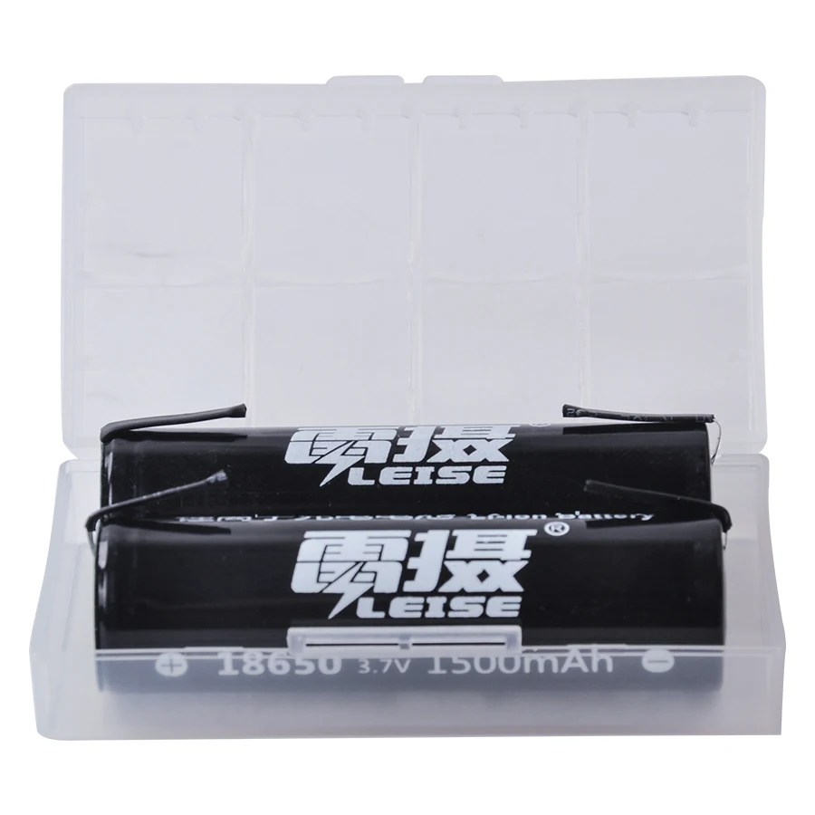 Новая 18650 1500mah 3,7 V Плоская верхняя литий-ионная аккумуляторная батарея с сваркой никель листовые батареи для банка питания