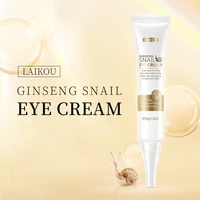 laikou snail eye cream peptide collagen serum anti wrinkle anti age remove dark circles against puffiness and bags eye care