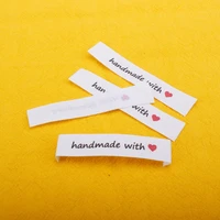 custom sewing labels brand labels customized with your name organic cotton fabric name label handmade labels md0010
