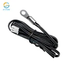 1 м 100 см водонепроницаемый NTC 10K 1% 3950 точность термистора датчик температуры провод кабель зонд фиксированное монтажное отверстие