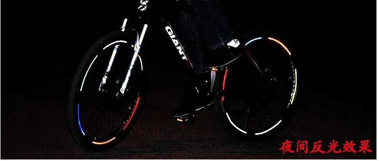 Флуоресцентный флуоресцентный велосипедный отражатель для MTB велосипеда