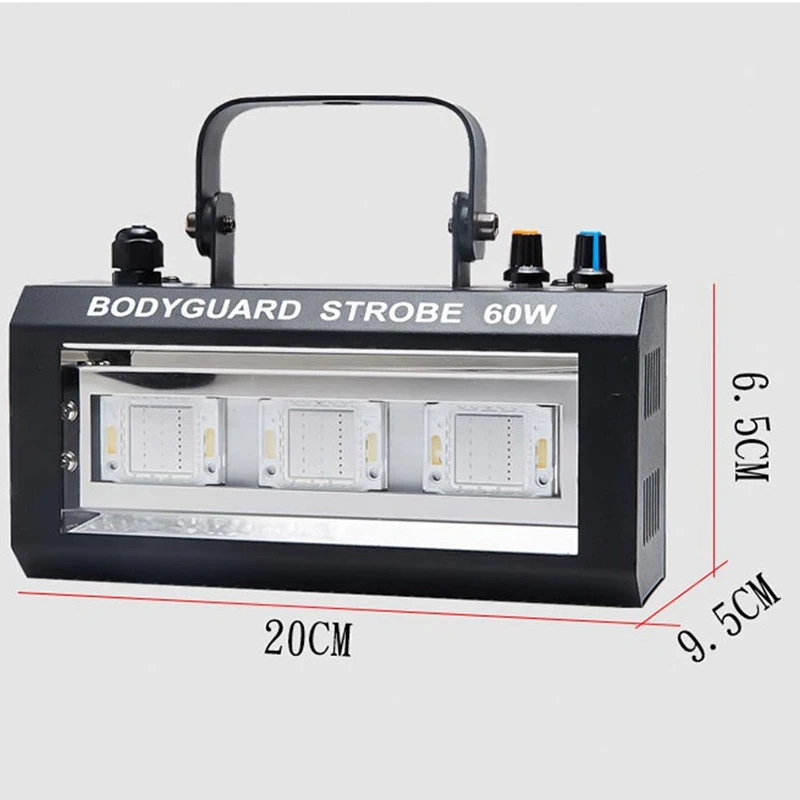 40 Вт Rgb Вспышка Рождественский проектор стробоскоп светильник лампа Звуковое