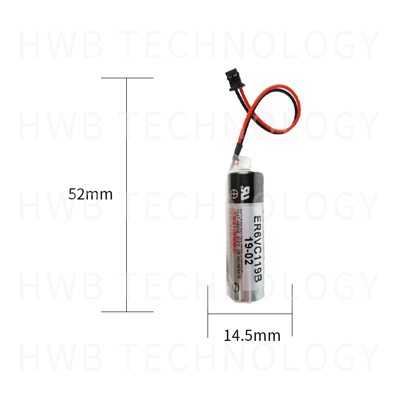 Оригинальный Новый аккумулятор для TOSHIBA ER6VC119B ER6V ER14500 PLC/3 6 в 2000 мАч 5 шт./лот