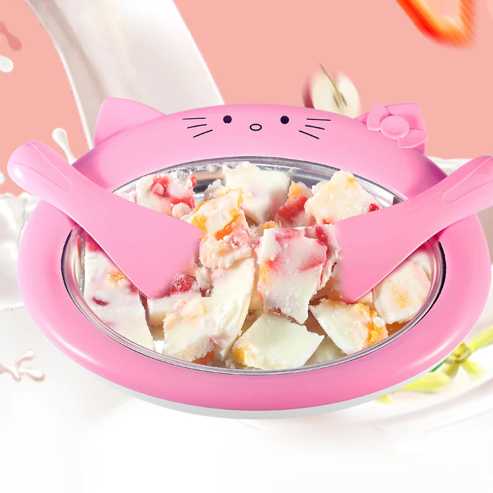 

Single Pan Fried Ice Cream Roll Machine Yogurt Ice Cream Maker +Free shovels