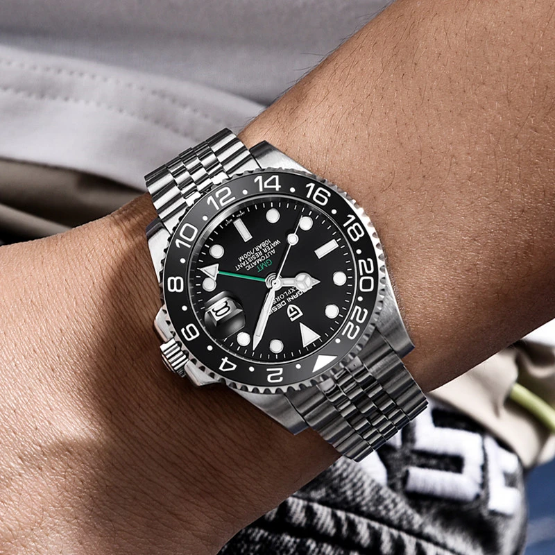 40 мм PAGANI DESIGN GMT Механические Мужские фонарики топовый бренд 2020 Новые
