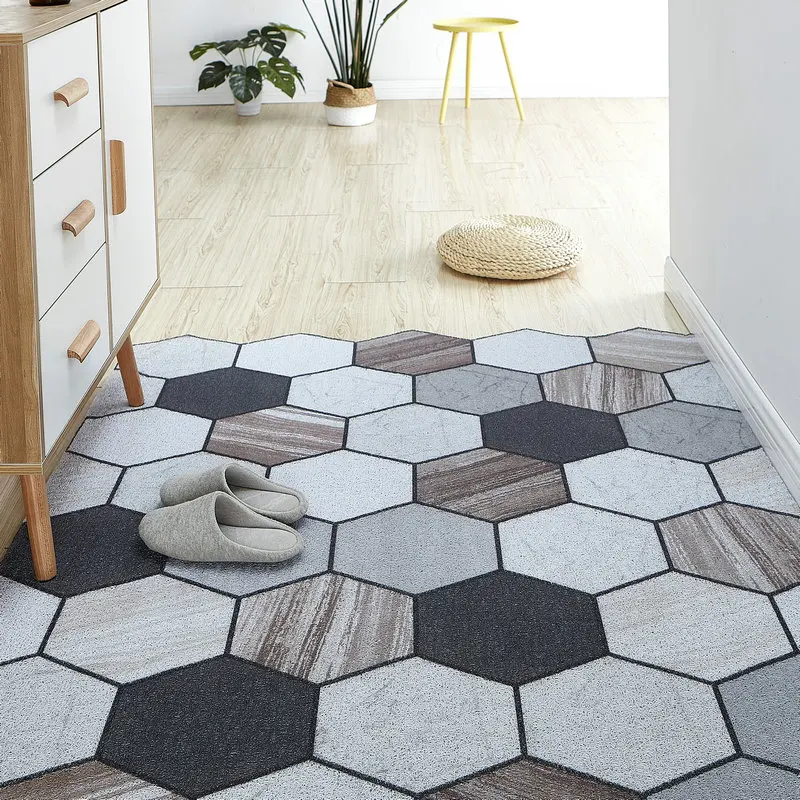 nordic doormats carpet home pvc custom silk loop door entrance living room bathroom non slip diy manual crop door mats free global shipping