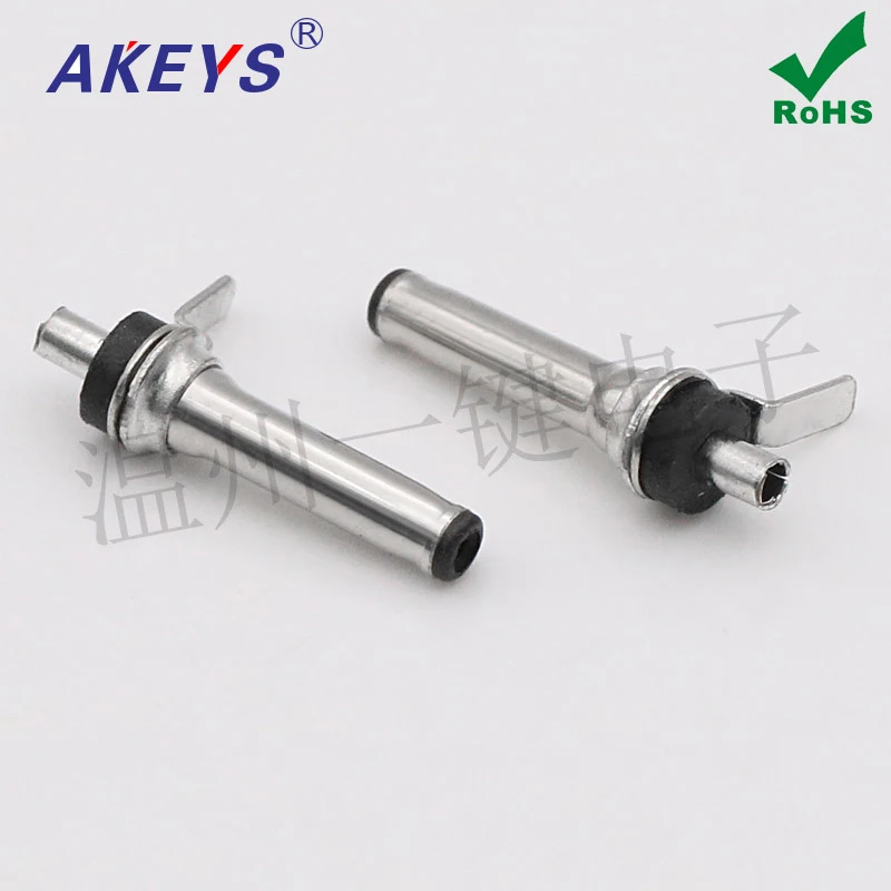 

10pcs DC-2006 power plug male DC2006 patch plug tuning fork with solder plug plug