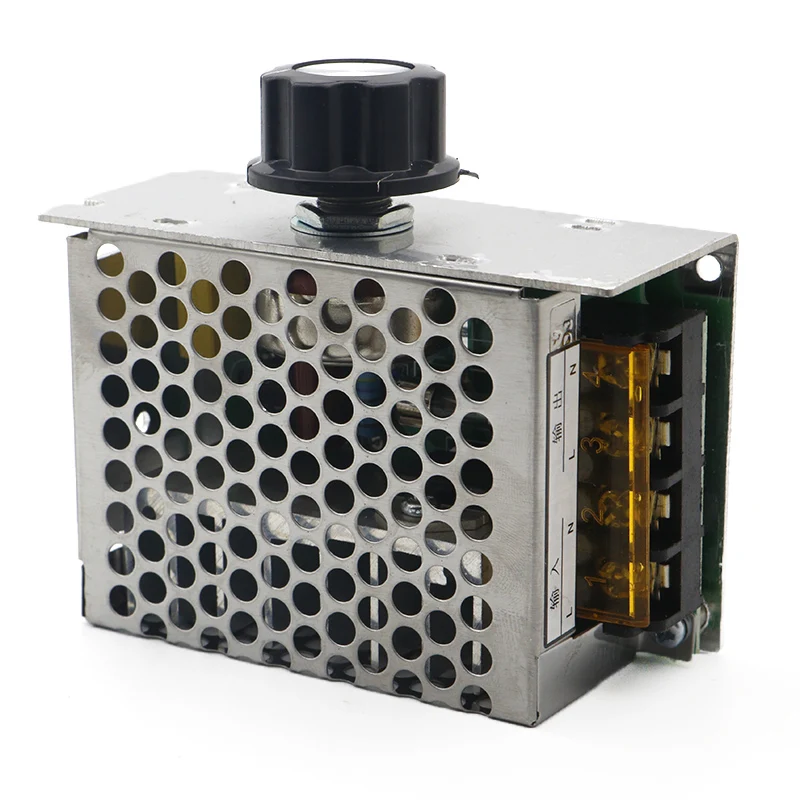 Профессиональные 4000 Вт 220 В высокомощные регуляторы напряжения SCR регулятор