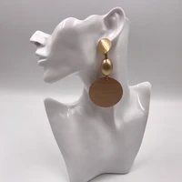 suekees goth drop earings fashion jewelry pendientes vintage boho long earring metalwood beads earrings for women accessories