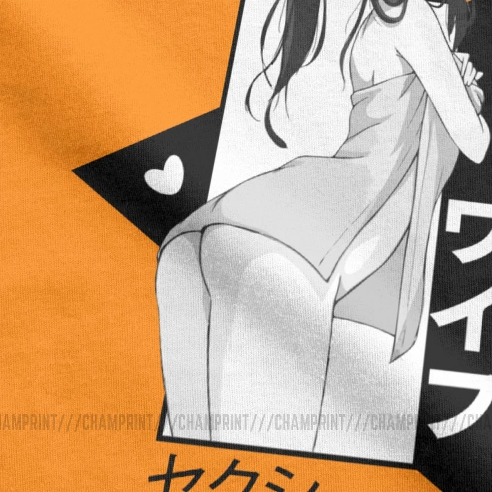 Senpai футболки для мужчин Kawaii Girl Аниме сексуальные взрослые Япония Waifu Otaku