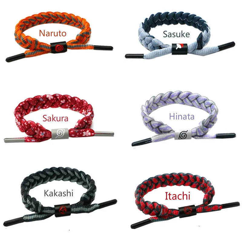 

Регулируемый шнурок для браслета Sasuke Itachi Kakashi, 6 цветов