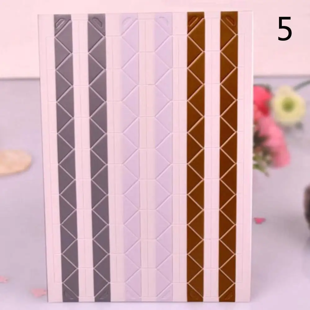 Gold Silver 408 шт/4 набор новых ПВХ наклеек DIY Красочные Угловые скрапбукинги бумажные фотоальбомы рамка украшение изображения - Цвет: Gold Silver