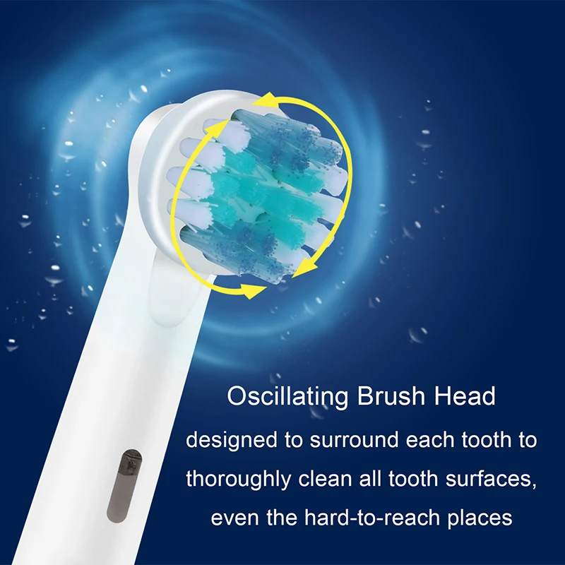 4pk EB17 сменная насадка для зубной щетки электрической Oral B крепление Triumph/3D Excel/Vitality