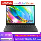 Ноутбук Lenovo YOGA 14s 2021 11 дюймов Intel i7-11370H 16 Гб ОЗУ 512 ГБ SSD MX450 14 дюймов OLED полный экран ноутбук 2,8 K 90 Гц офисный ПК