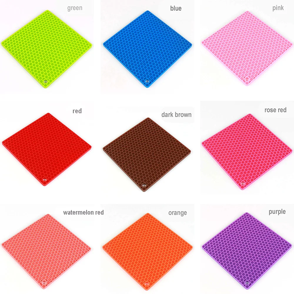 Прочный силиконовый нескользящий термостойкий Коврик подстилка подставка для