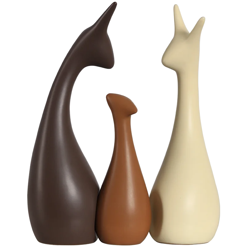 Home Accessories Decoration Crafts Figurines &amp Miniatures Ceramic Modern Arts and Geometric Ornament Christmas | Дом и сад