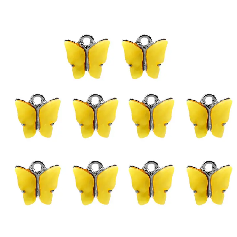 JJFOUCS 10 шт./компл. бабочка мода сделай сам ручная работа 8 видов цветов аксессуары