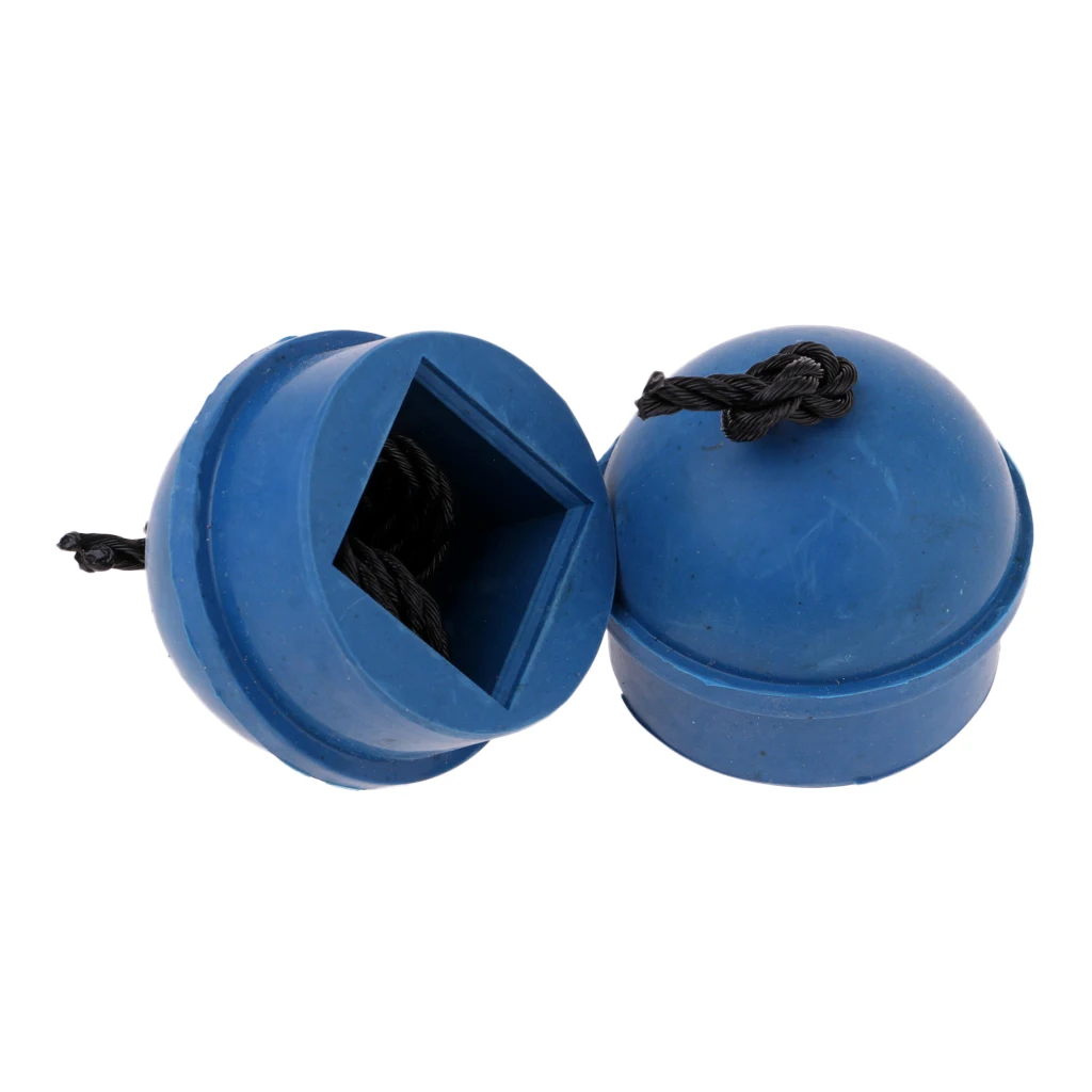 

2 Pieces Rubber Billiards Snooker Pool Table Chalk Holder with