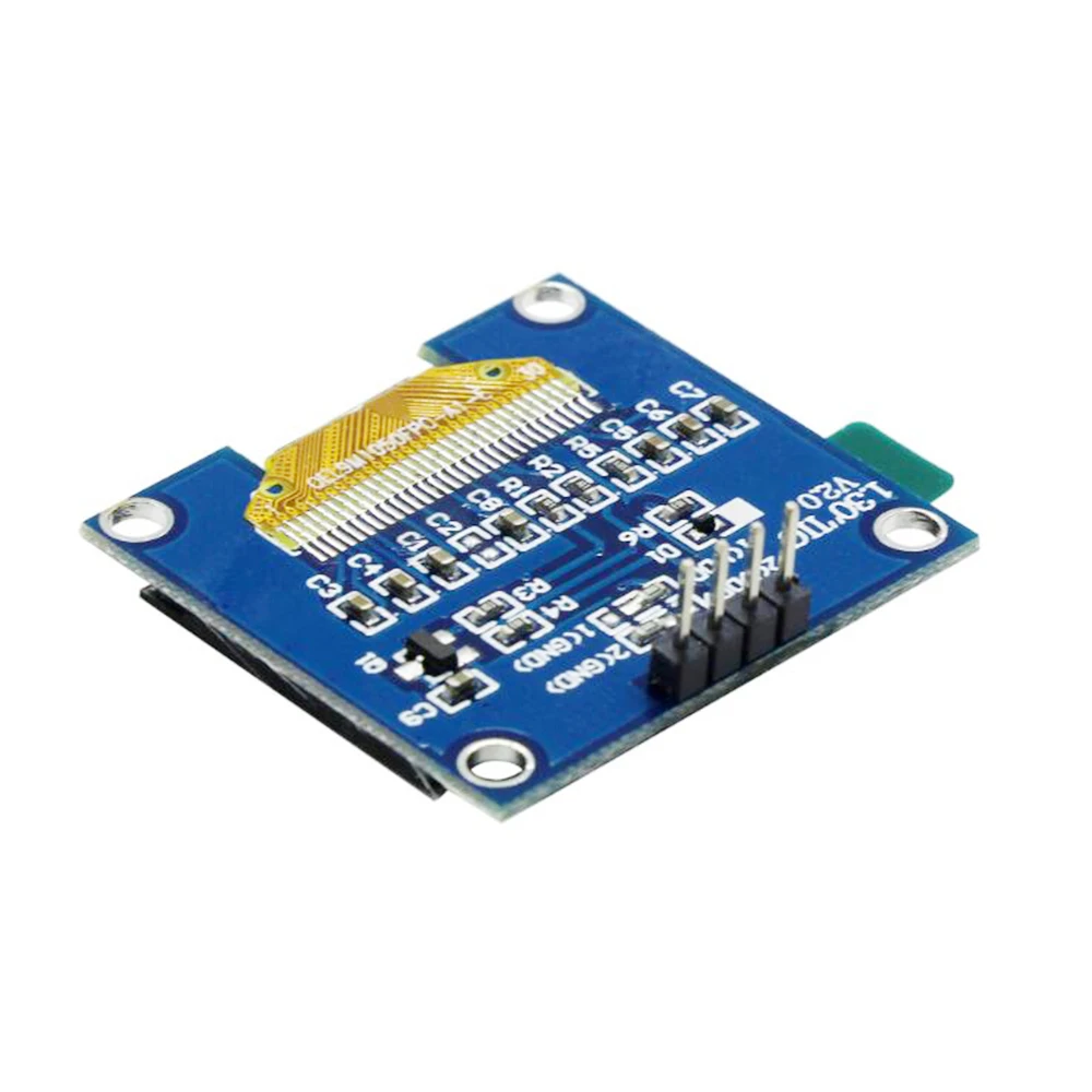 Фирменная Новинка 1 3 дюймов белый/синий 128X64 OLED Дисплей модуль 4 Pin межсоединений