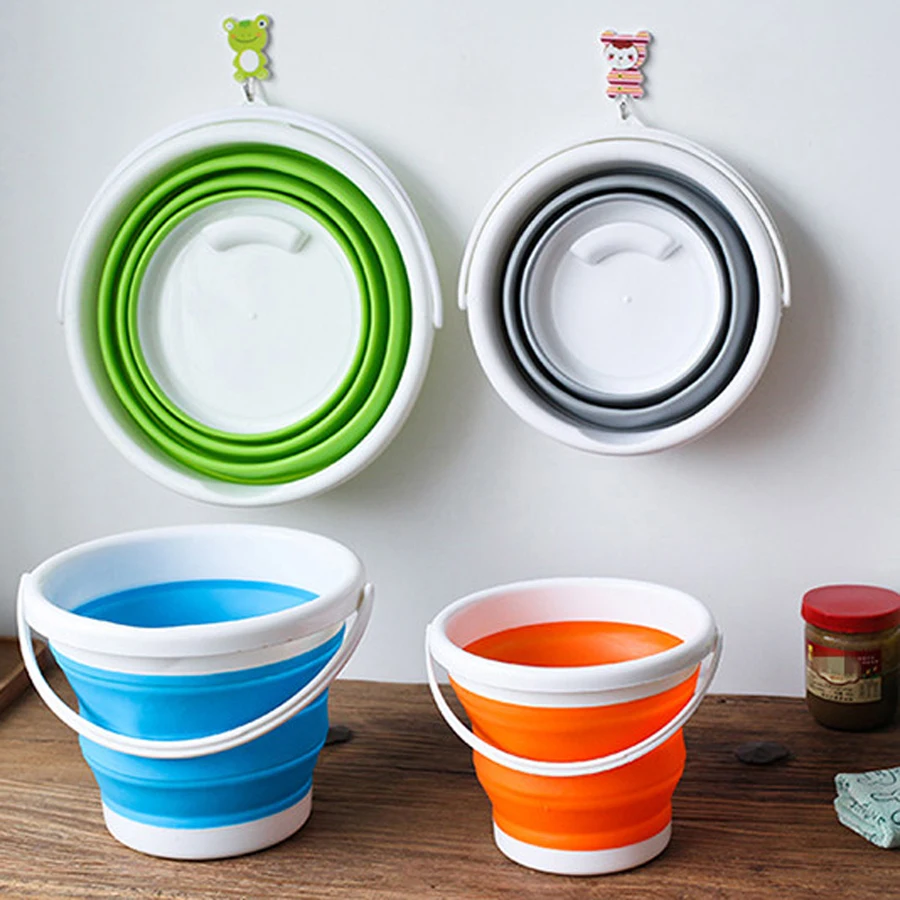 PP складное рыболовное ведро портативное для мойки автомобилей Открытый Кемпинг