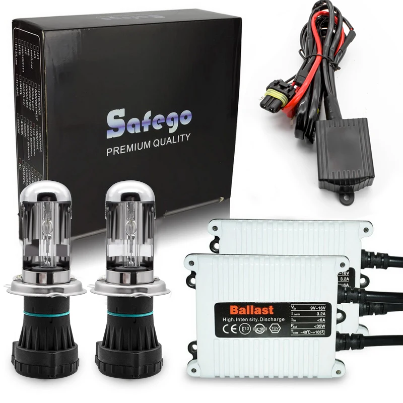 Набор ксеноновых ламп Safego 12 В переменного тока набор би ксенон H4 hid kit hi lo 35 Вт 6000K