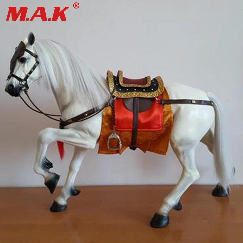 

1/6 three kingdoms Liu Bei War horse ancient animal figure model toy for 12" action figure display exhibit shows collections