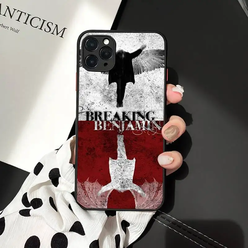 

Breaking star band Benjamin Phone Case Matte Transparent for iPhone 7 8 11 12 s mini pro X XS XR MAX Plus cover funda