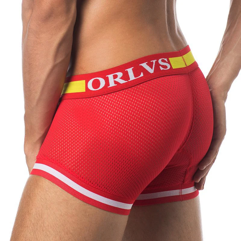 ADANNU мужские боксеры удобные трусики нейлоновые дышащие трусы Cueca Tanga