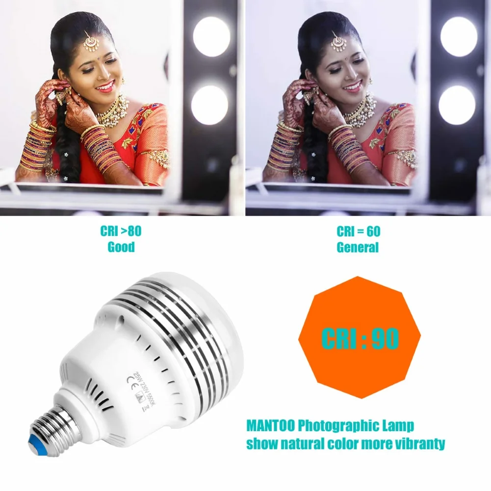 E26/E27 2990LM White Ligthing Bulb Video Light Photo Studio Photography Bulb Daylight Lamp Fridge Light Bulb Energy Saving Bulbs