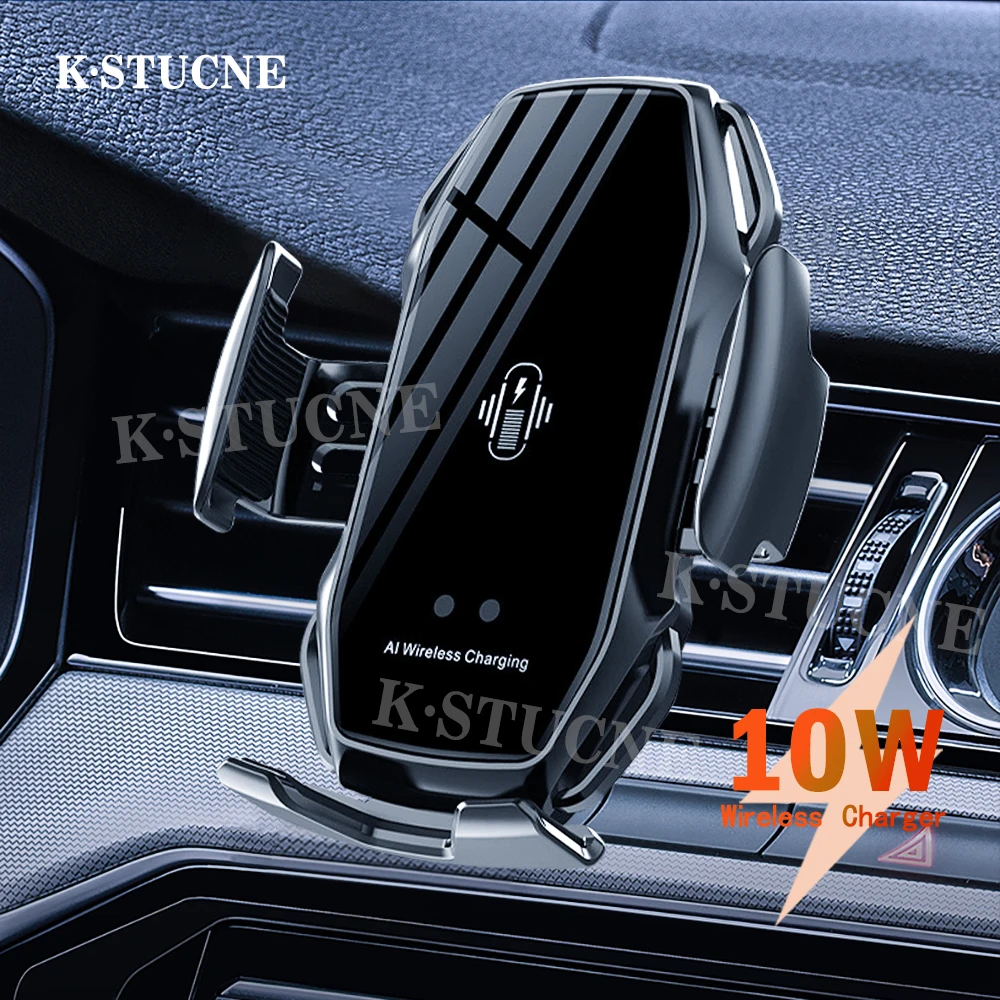 

Car Induction Wireless Charger 10W Fast Charger For iPhone 12 Max Pro 11 Pro XR Samsung S20 S10 Xiaomi 11 Car Wireless Charger