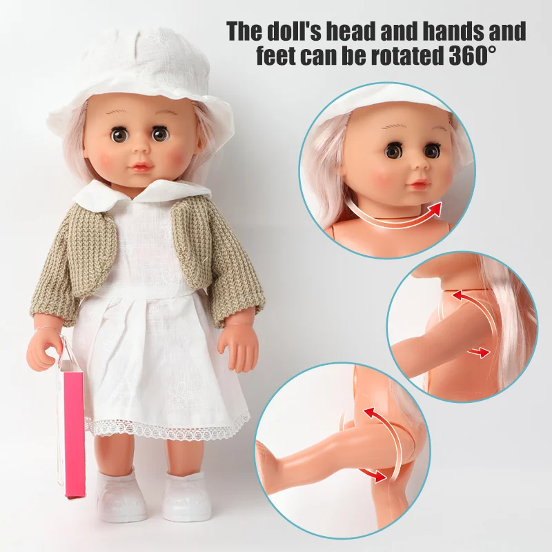 12 дюймовая Реалистичная кукла Bebe reborn DIY Развивающие детские игрушки 30 см имитация