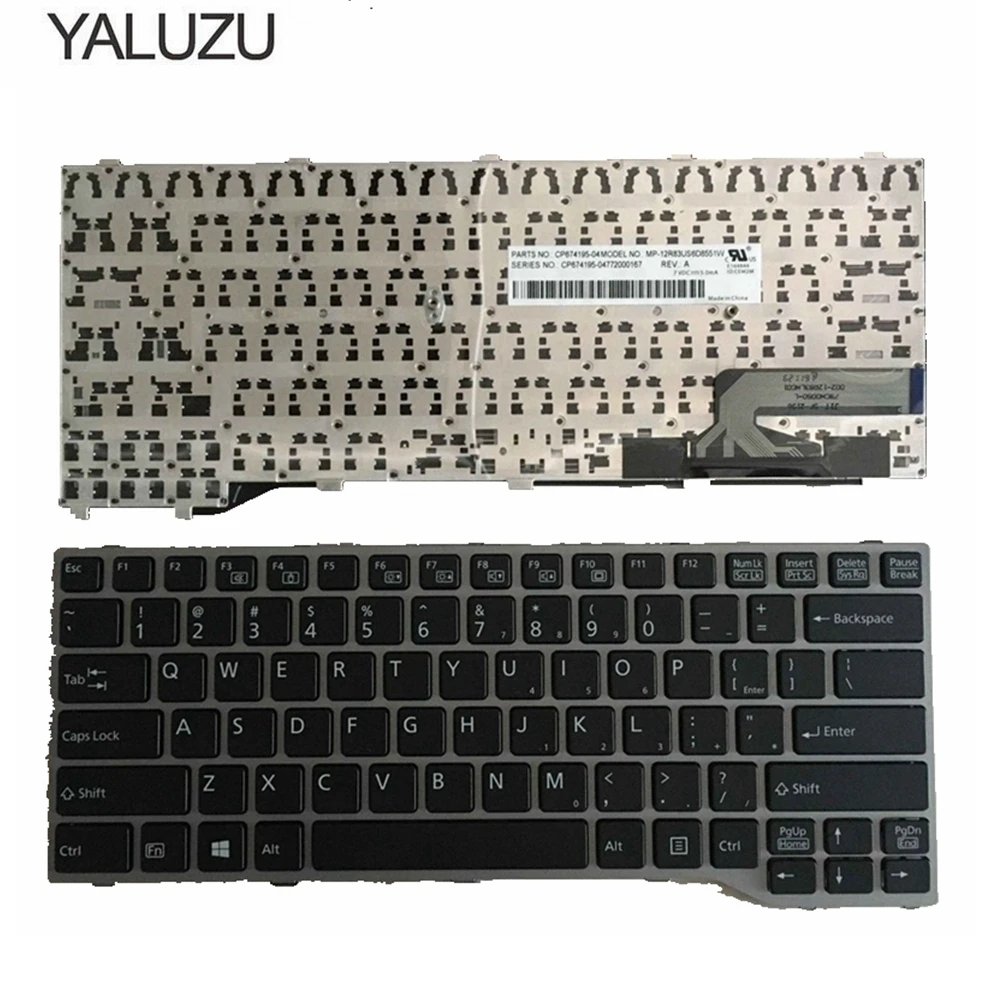 Новая английская клавиатура QH YALUZU для ноутбука Fujitsu Lifebook E733 E734 E743 E744 E544 E736
