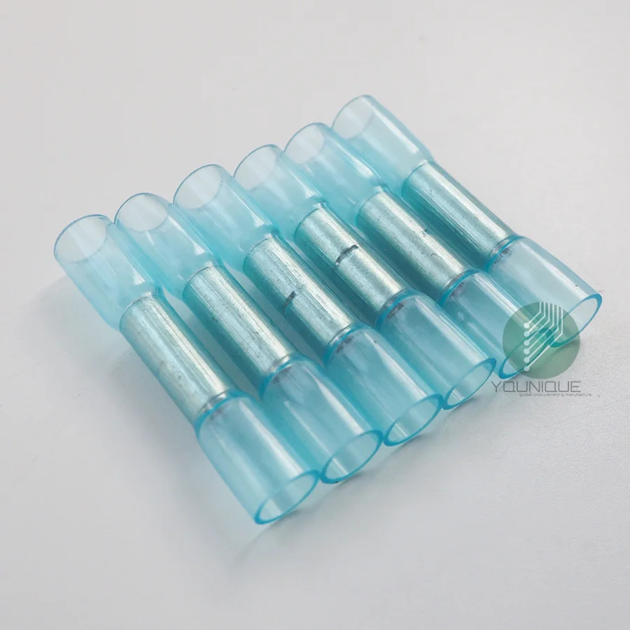 Синий дуральное уплотнение 3 м термоусадочные стыковые разъемы провод 14-16 AWG