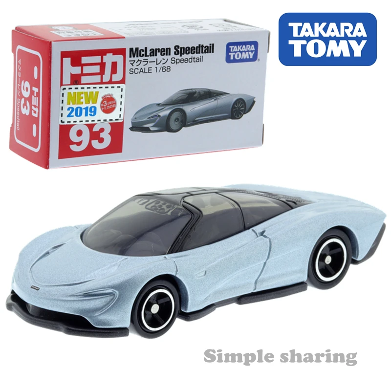 Такара томия томика No.93 Mclaren Speedtail спортивная машина игрушечные весы 1:68 литый под