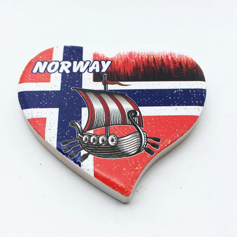 Магнит на холодильник (Норвегия) креативное путешествие памятные ремесла 33D