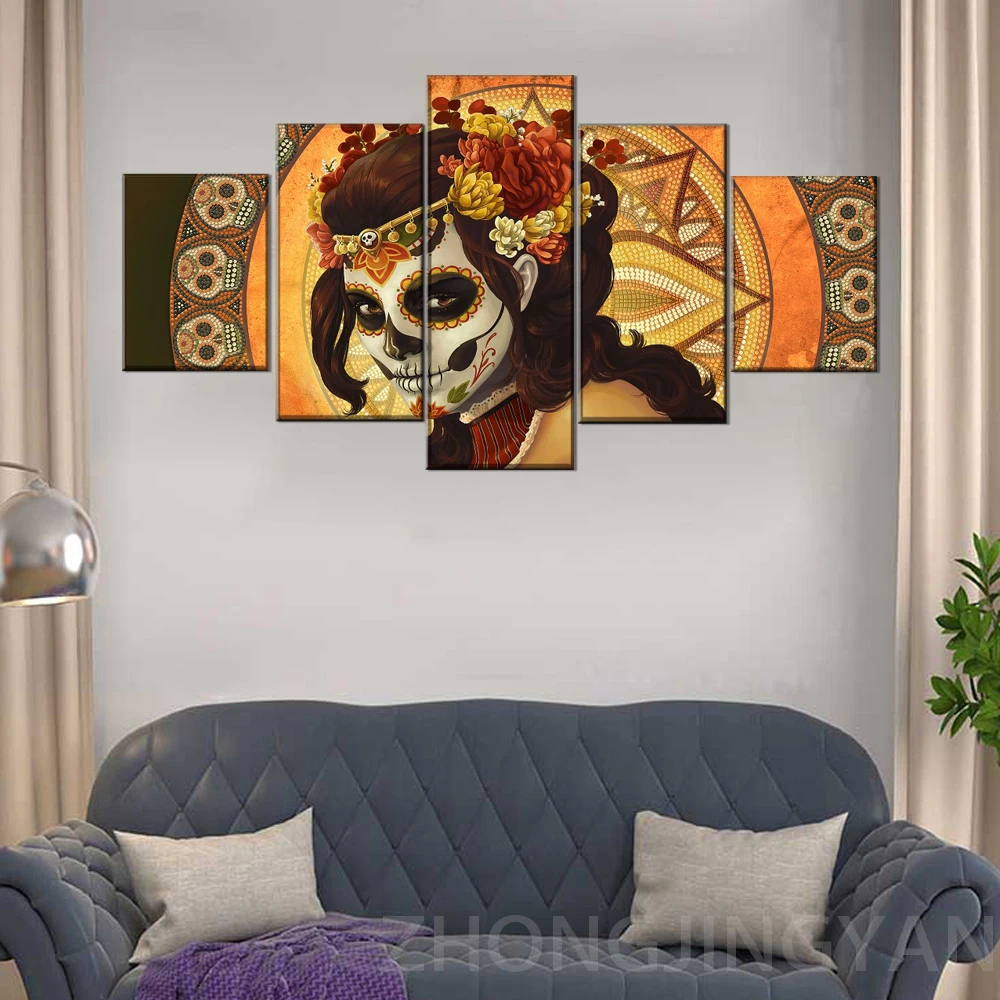 Настенное художественное полотно HD печать плакаты Декор рамка 5 шт.