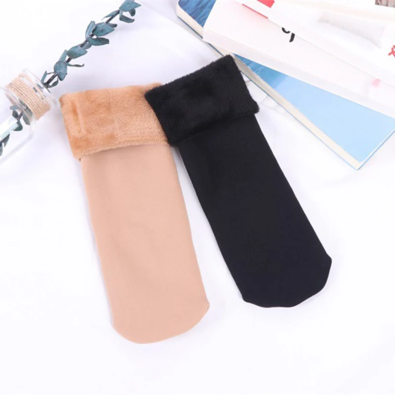 5 цветов зимние теплые женские и мужские шерстяные кашемировые носки унисекс