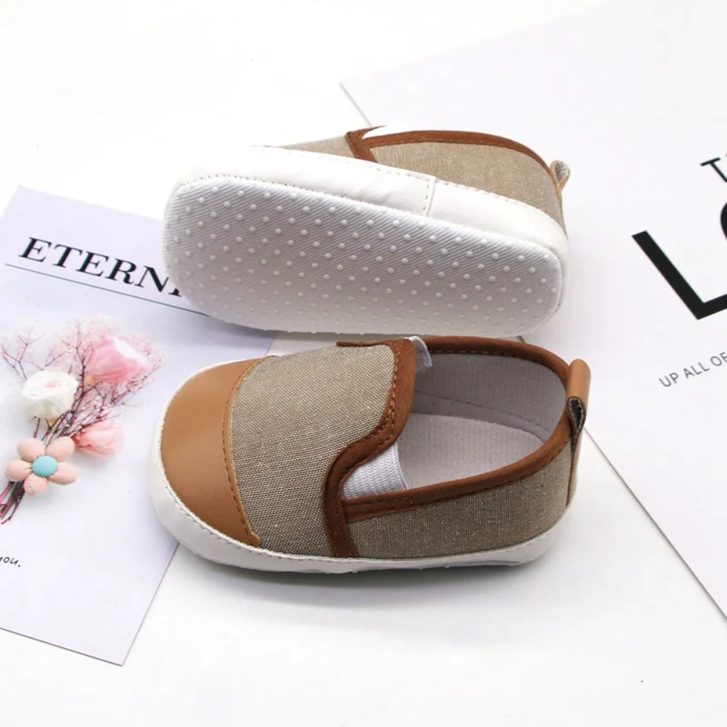 Новинка обувь для новорожденного мальчика детской кроватки тапочки с мягкой