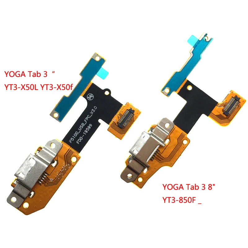 For Lenovo YOGA Tab 3 YT3-X50L X50f X50m p5100 USB Charger Port Dock Connector Flex Cable Repair Parts | Мобильные телефоны и