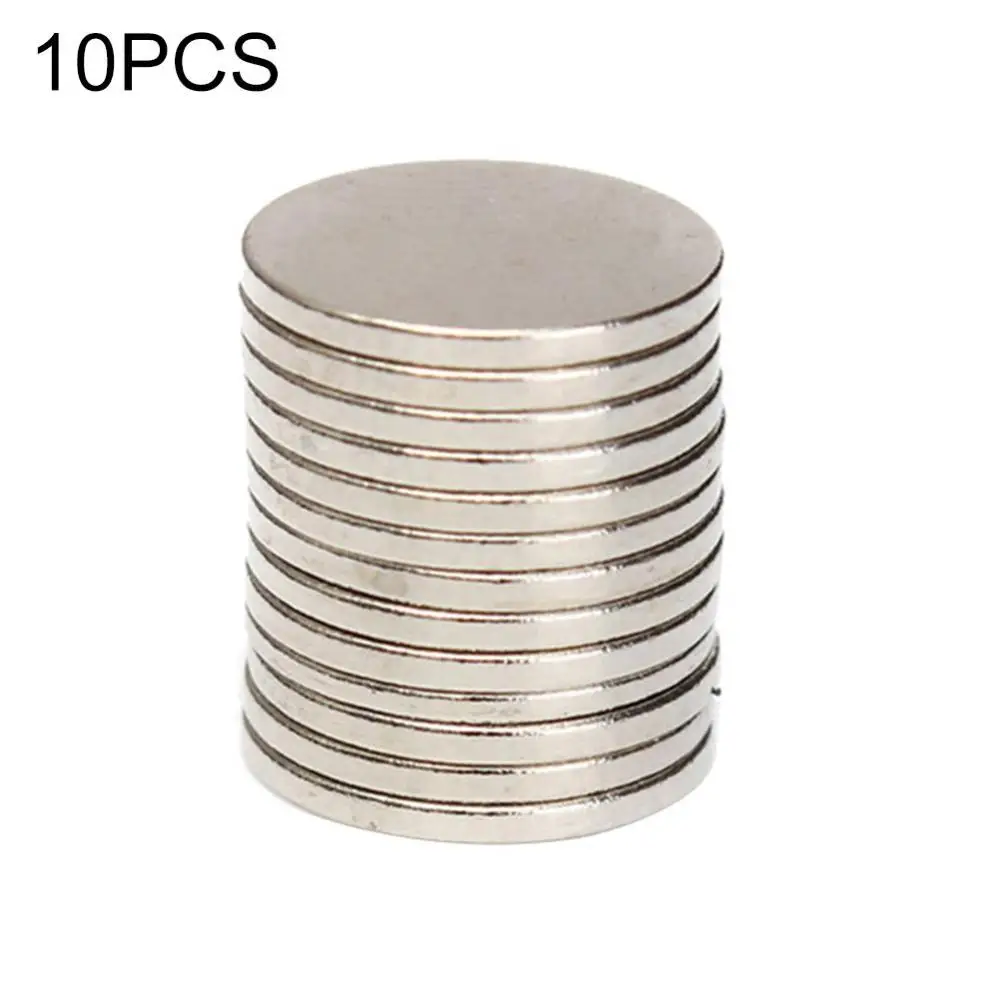 

10Pcs 10x1mm Magnet Material N52 Round Disc Blocks Rare Earth Neodymium Super Strong Magnet