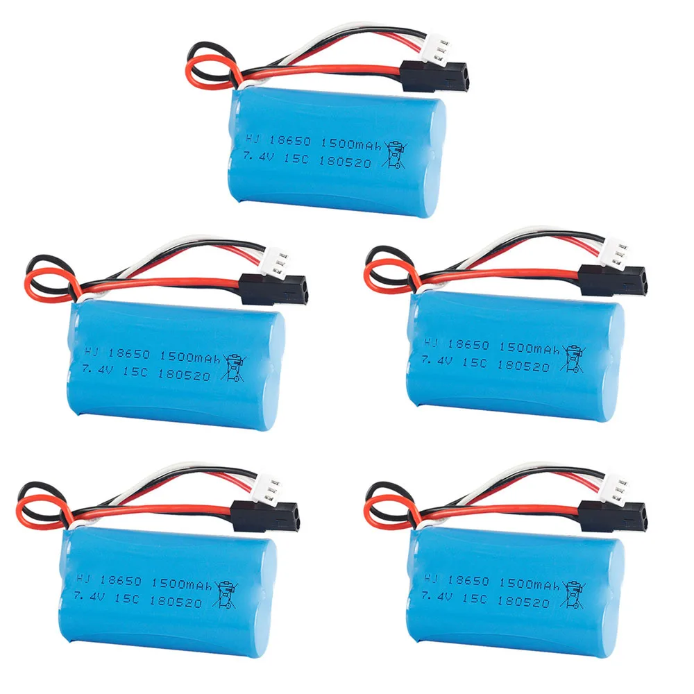 Литий ионный Аккумулятор 7 4 V 1500mah 18650 15C 5500 разъем для BG1518 BG1513 BG1515 BG1507 BG1506 1/12 2 4G