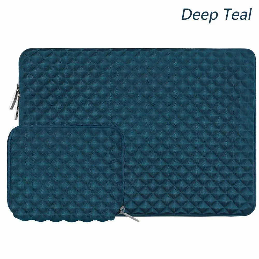 Deep Teal Color Сумка для ноутбука MOSISO 11, 12, 13,3, 14, 15, 15,6 дюймов, сумка для ноутбука, чехол для Macbook Air 13, Pro 13, 15, чехол для ноутбука с сенсорной панелью, сумка - Цвет: Deep Teal Color