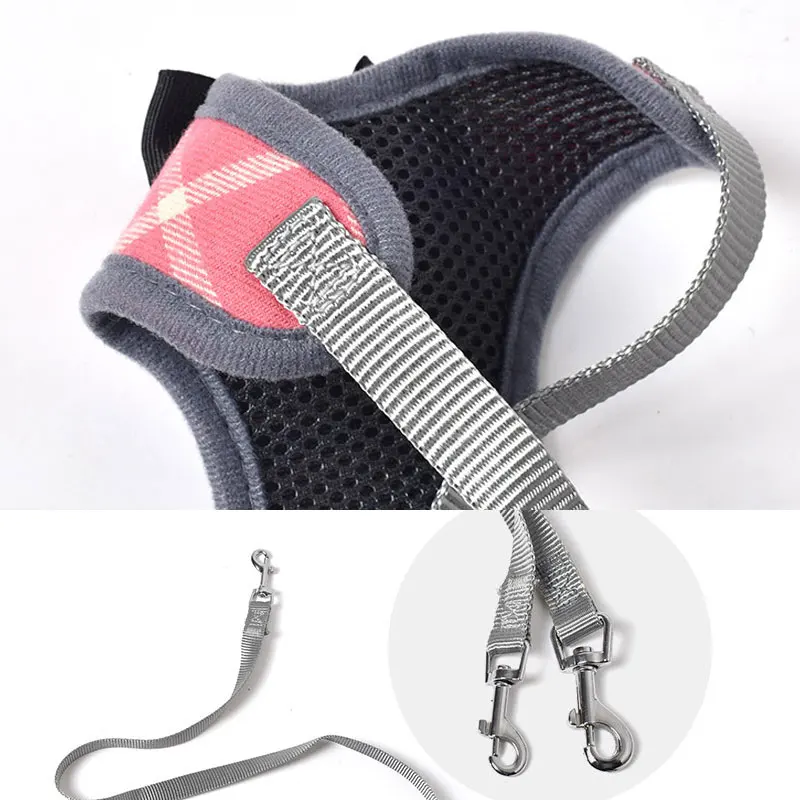 Жилет для домашних животных Воздухопроницаемый трос маленьких кошек и собак