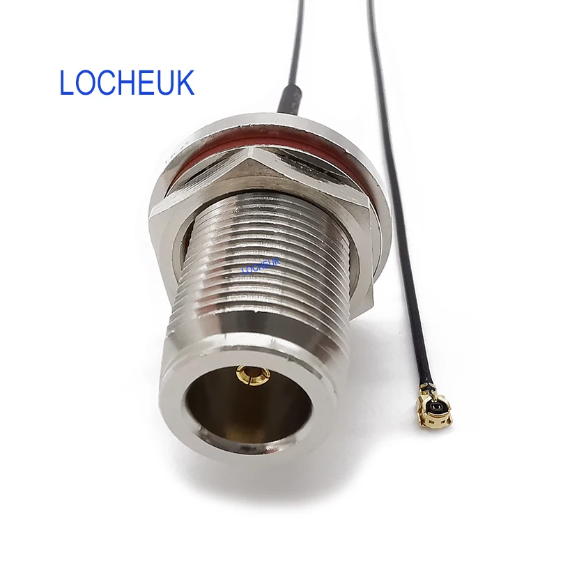 N-образный Женский Разъем для U-FL/IPX RF Коаксиальная перегородка стандартная