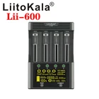 Зарядное устройство LiitoKala Lii-600 LCD, с дисплеем, для батарей 3,71,2 В, AAAAA, 18650, 26650, 16340, 14500, 10440, 18500 + адаптер на 12 В, 5 А