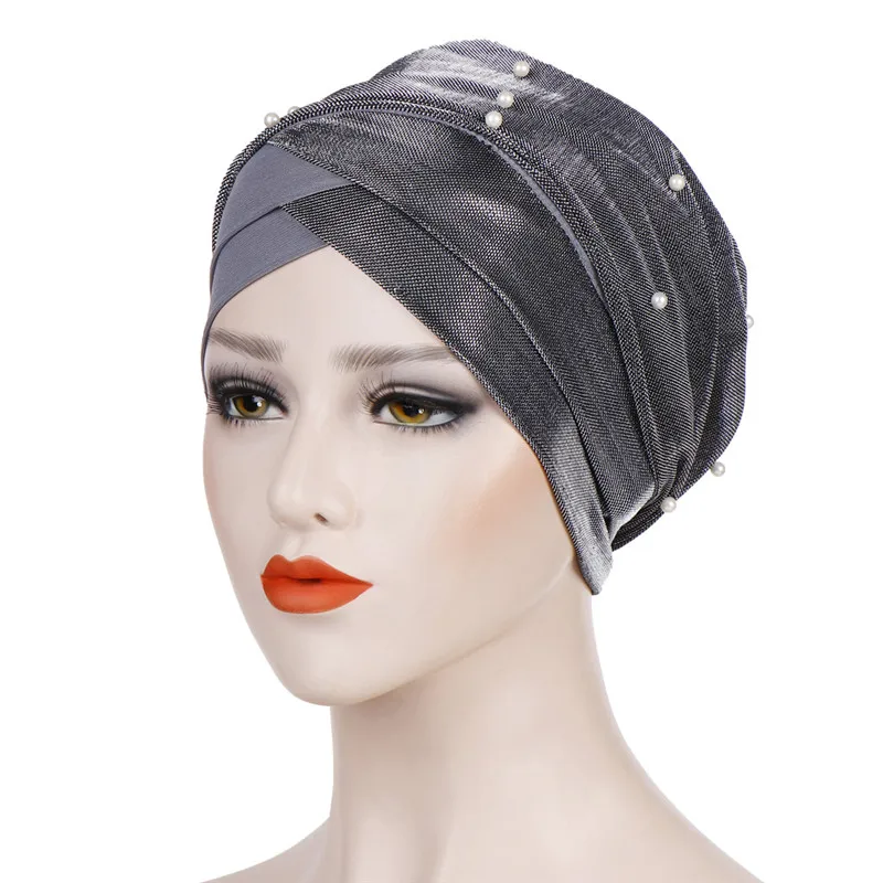 

Muslim Headdress Turban Cap for Women Solid Cotton Inner Hijabs Bonnet Arab Wrap Head Hijab Underscarf Caps Islamic Turbantes