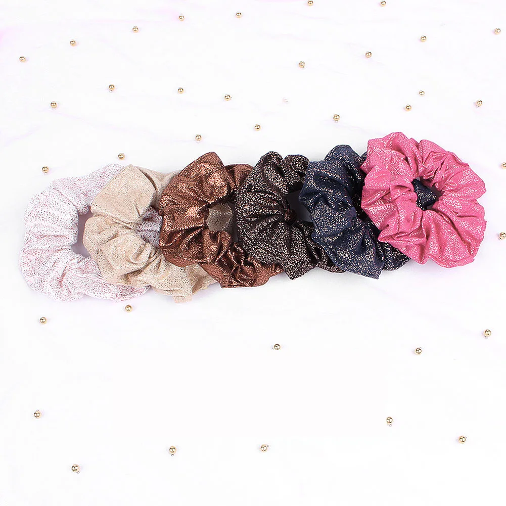 

Popular Durable Temperament Elastic Ponytail Hair Ring Beautiful Hair Rope Fashionable All-matched Colorful Shiny Scrunchie