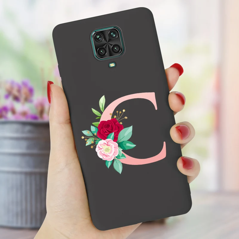 Чехол-накладка для Xiaomi Redmi Note 9 PRO Max силикон мягкий с буквами на заказ - купить по